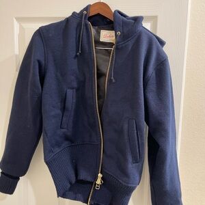Dehen moto hoodie navy
